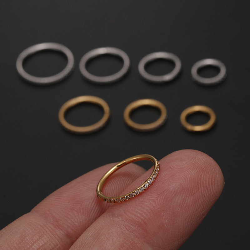 1mm Glitter | Seamless Segment Ring (1pc single)