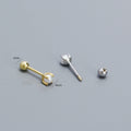 Little Pearl | Sterling Silver Screw Ball Stud