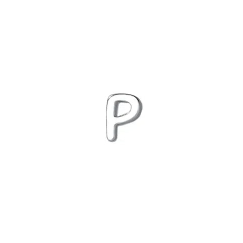 Alphabet Stud in Sterling Silver