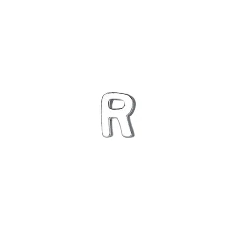 Alphabet Stud in Sterling Silver