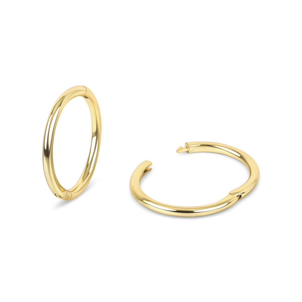1.2mm | Sterling Silver Seamless Clicker Ring 16G Gauge