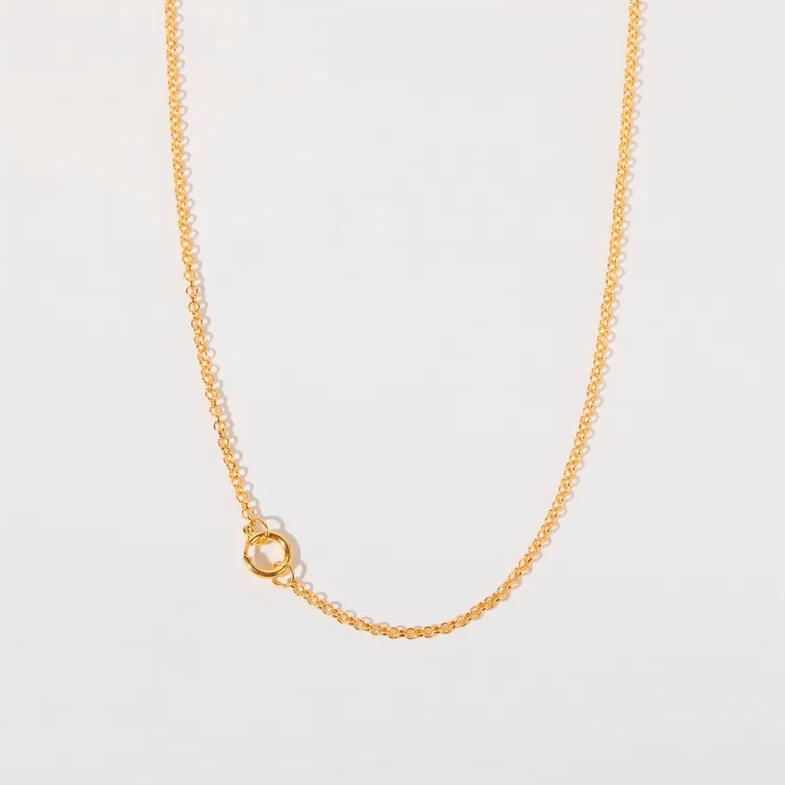 DIY Gold Charm Necklace