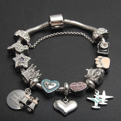 Lips Bead Bracelet Charm