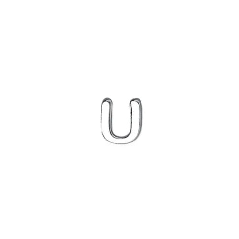 Alphabet Stud in Sterling Silver