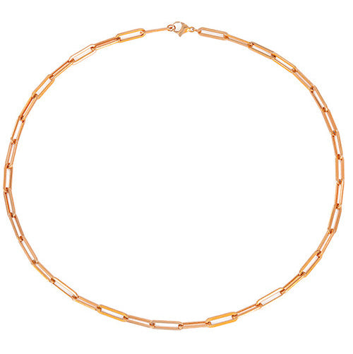 42cm Chunky Paperclip Necklace