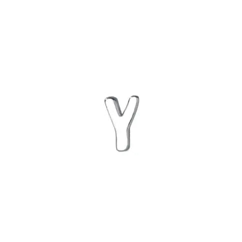 Alphabet Stud in Sterling Silver