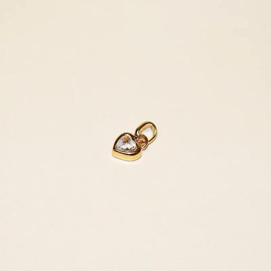 Birthstone Heart Charms