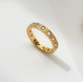 Art Deco Stack Ring