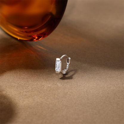 Baguette Moissanite | Sterling Silver Snuggie