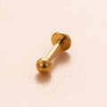 Ball Gold | Stainless Steel Flat Back Stud