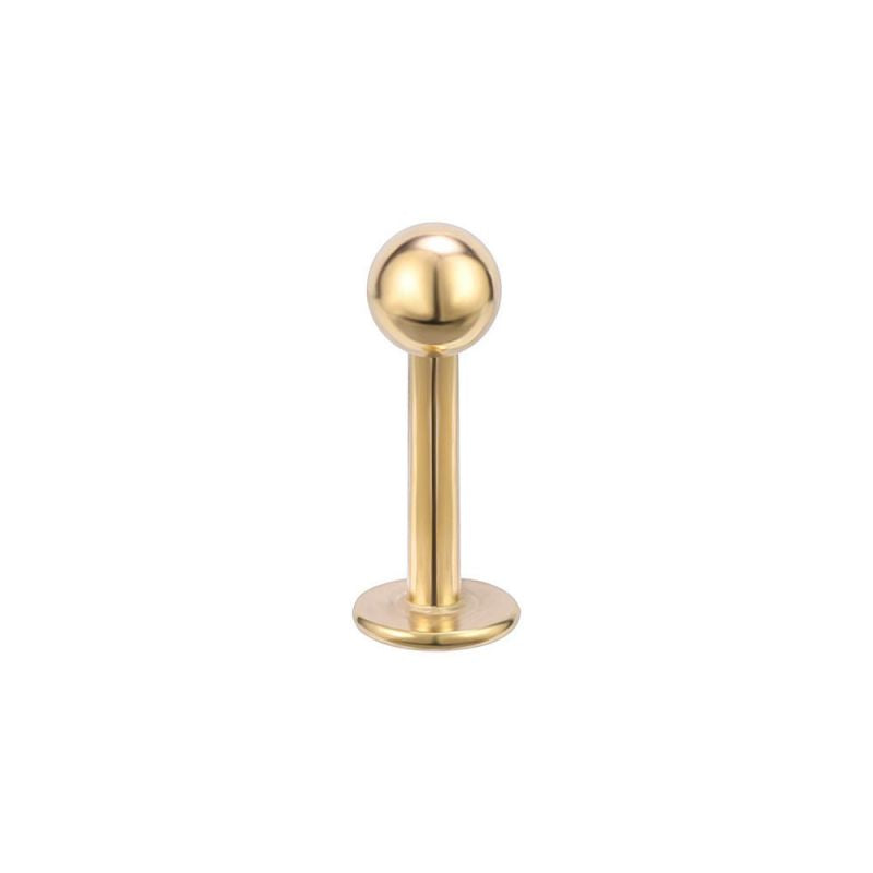 Ball Gold | Stainless Steel Flat Back Stud