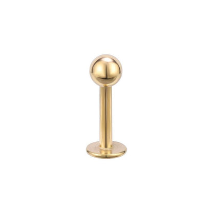 Ball Gold | Stainless Steel Flat Back Stud