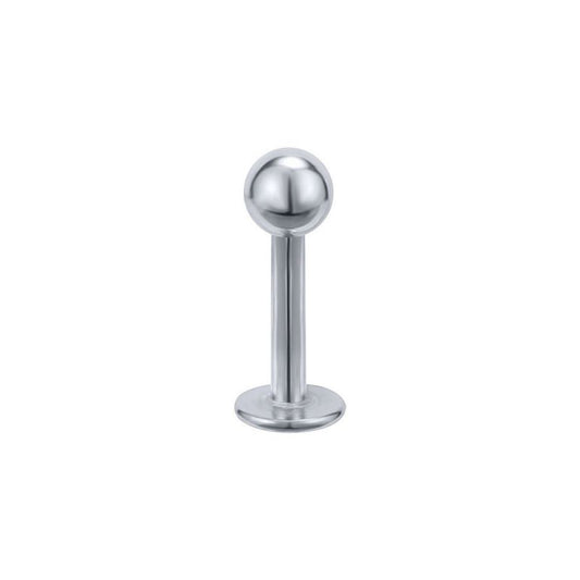 Ball Silver | Stainless Steel Flat Back Stud