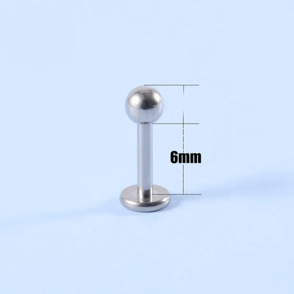 Ball Silver | Stainless Steel Flat Back Stud