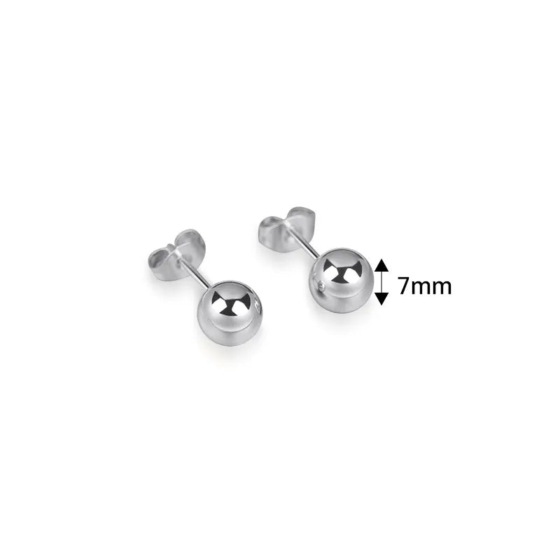 7mm Ball Stainless Steel Studs