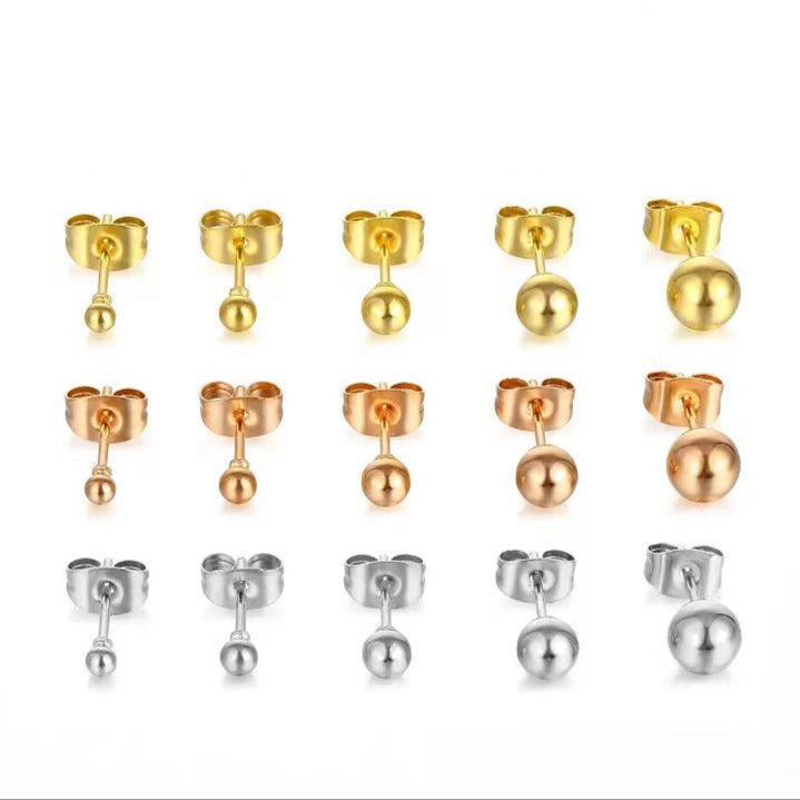 5mm Ball Stainless Steel Studs