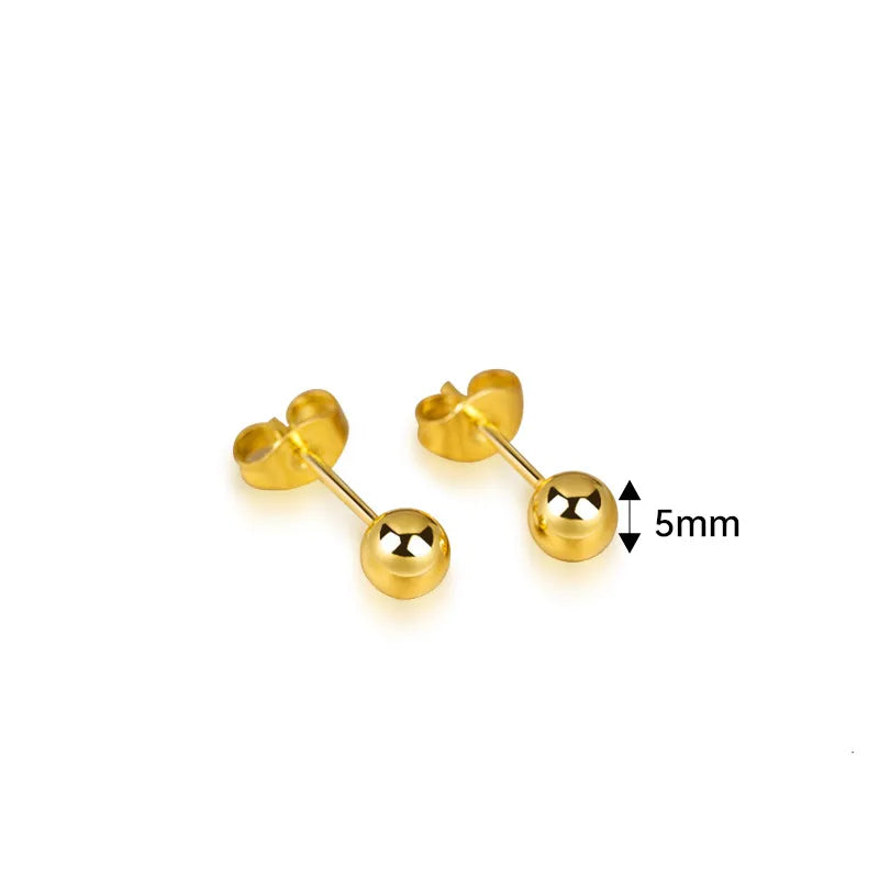 5mm Ball Stainless Steel Studs