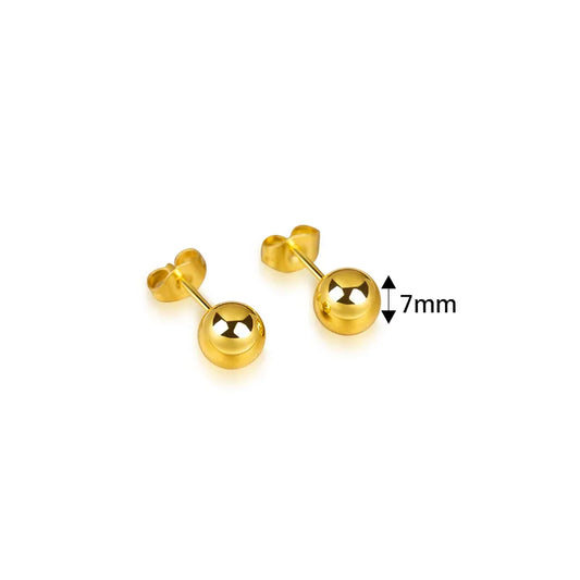 7mm Ball Stainless Steel Studs