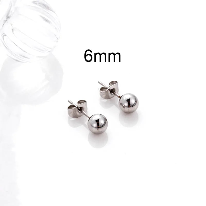 6mm Ball Stainless Steel Studs
