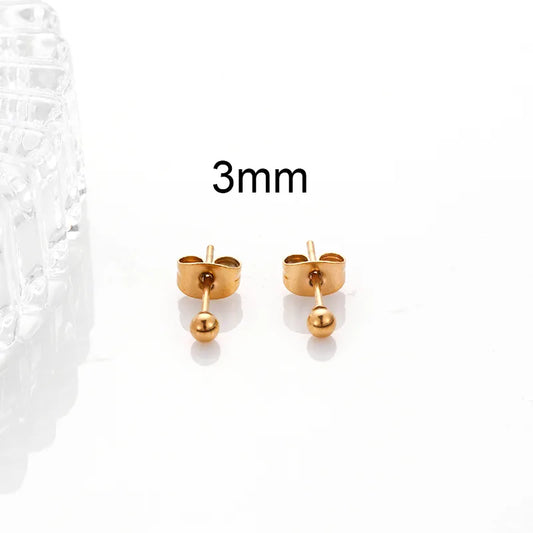 3mm Ball Stainless Steel Studs