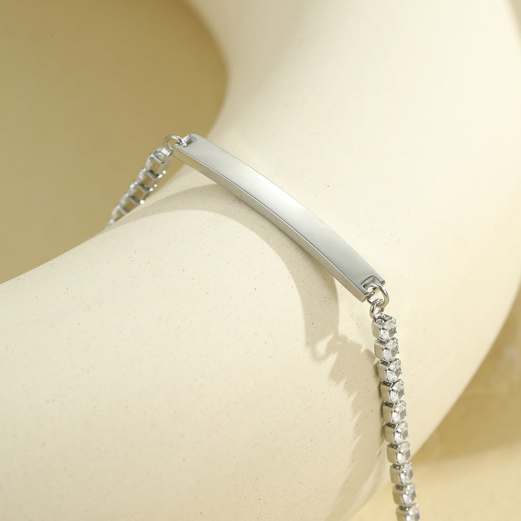 Bar Tennis Bracelet