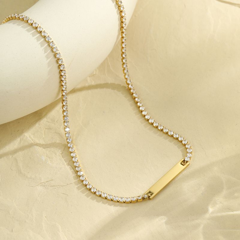Bar Tennis Necklace
