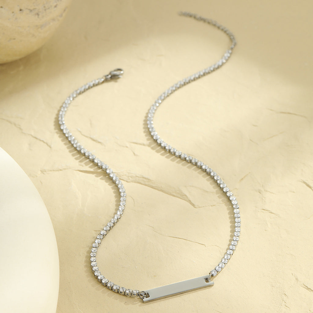 Bar Tennis Necklace
