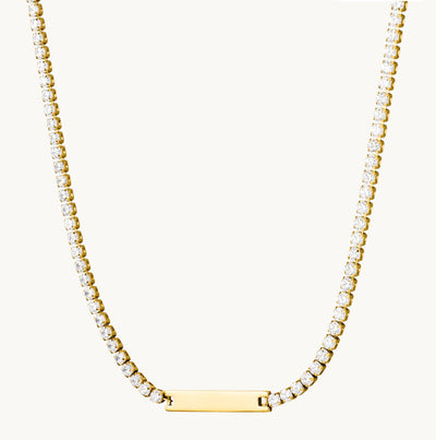Bar Tennis Necklace