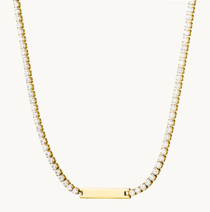 Bar Tennis Necklace