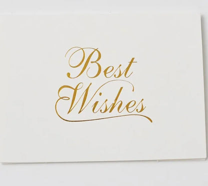 Small Gold Embossed Handwritten Gift Card