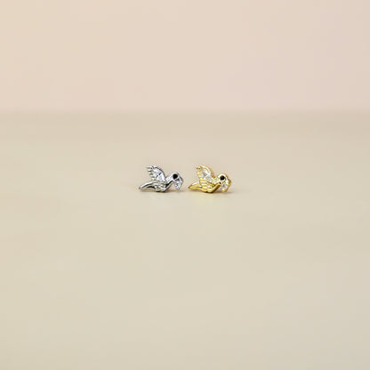 Birdy Gold | G23 Titanium Threadless Flat Back Stud