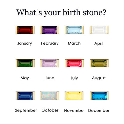 Birthstone Baguette Bracelet