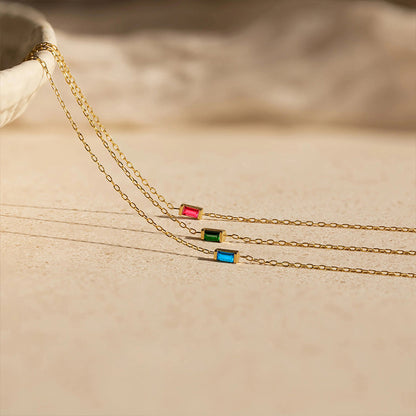 Birthstone Baguette Bracelet