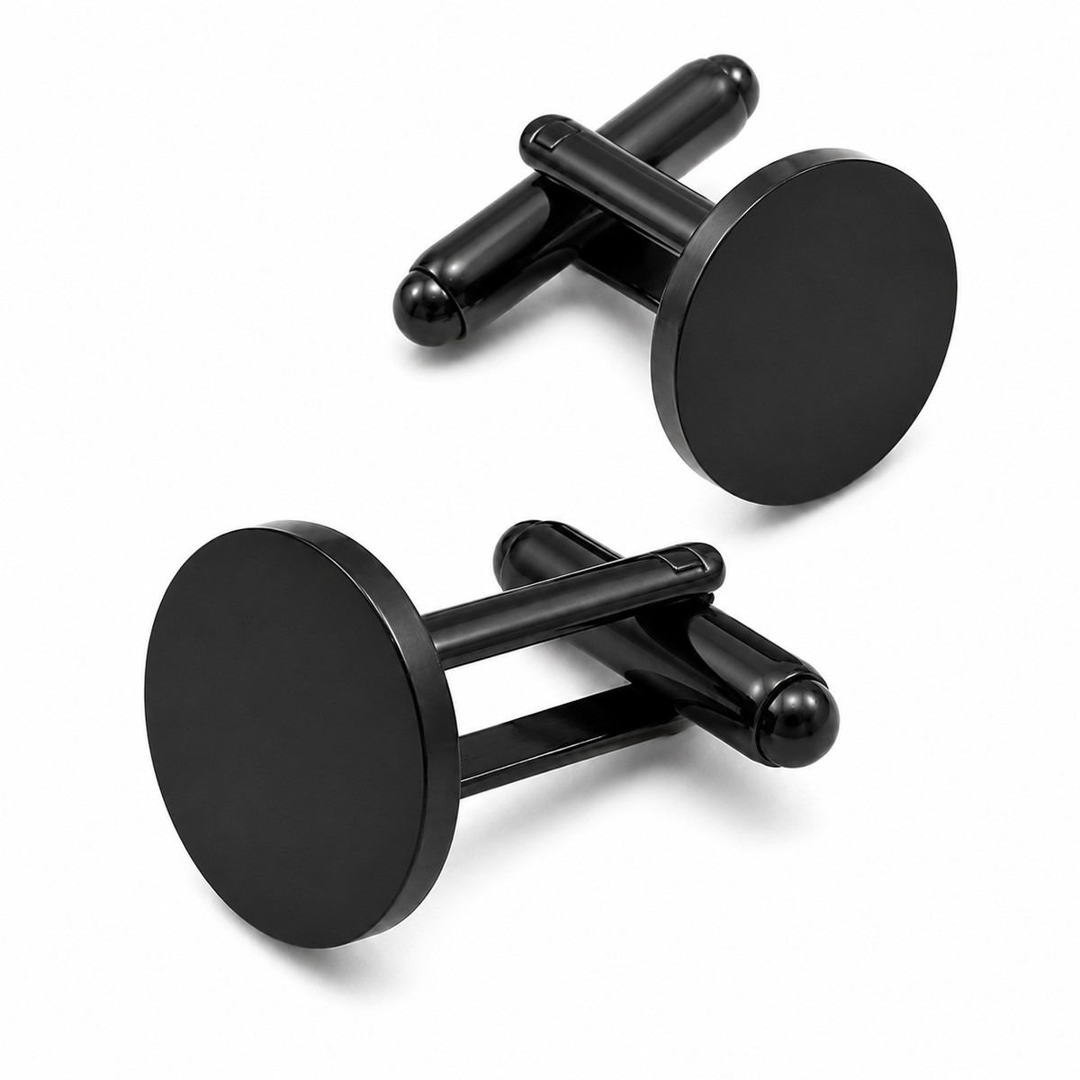 Round Engraved Cufflinks