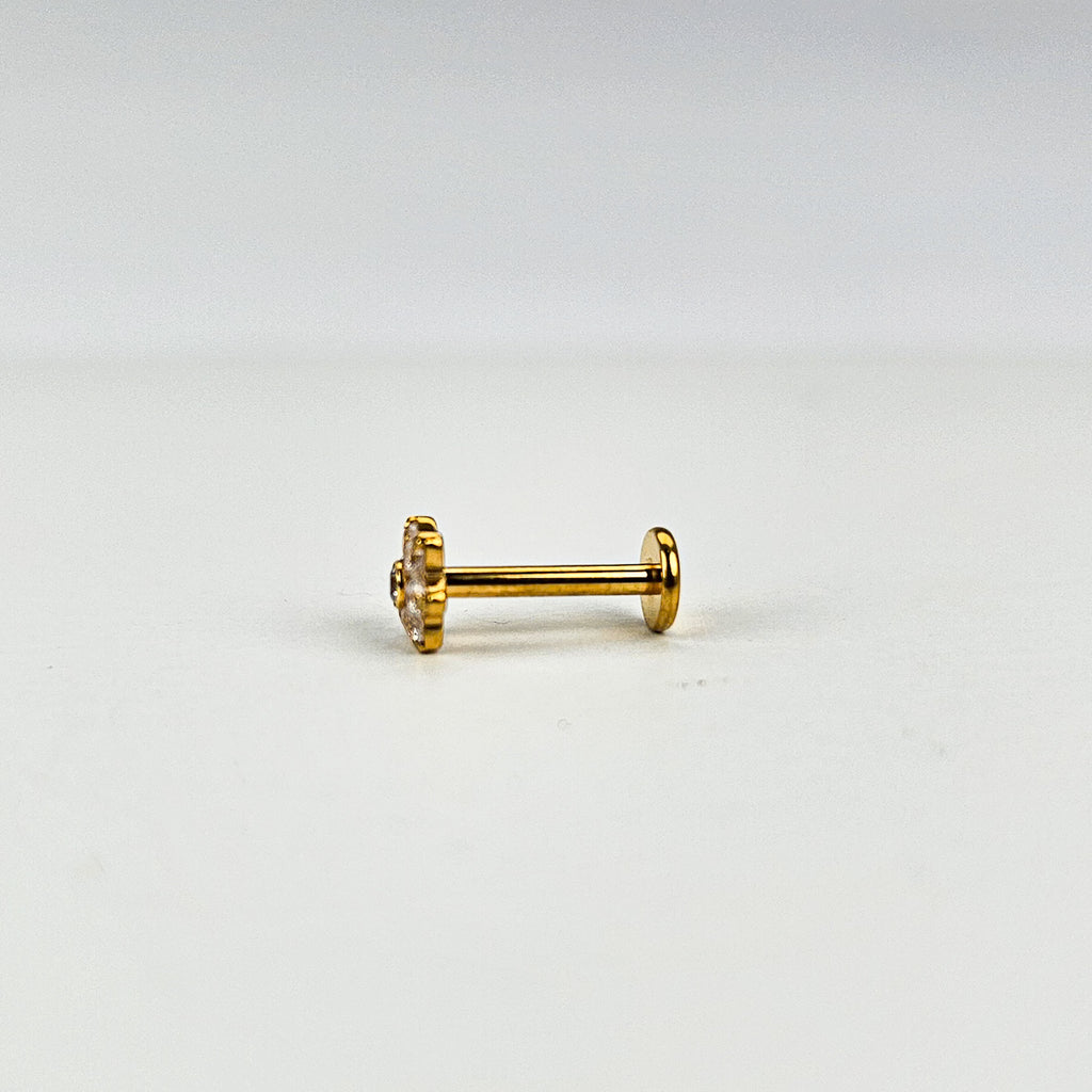 Bloom | G23 Titanium Flat Back Stud