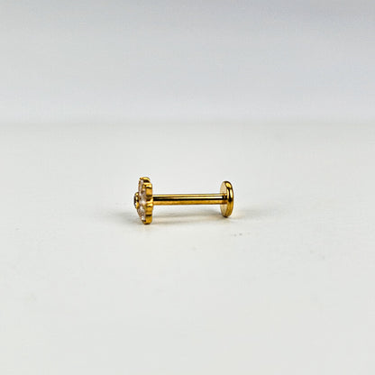 Bloom | G23 Titanium Flat Back Stud