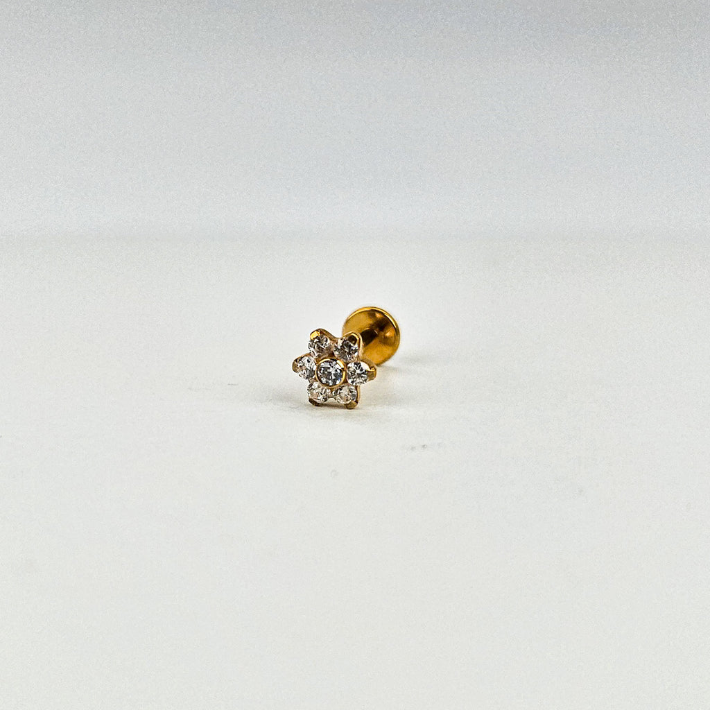 Bloom | G23 Titanium Flat Back Stud