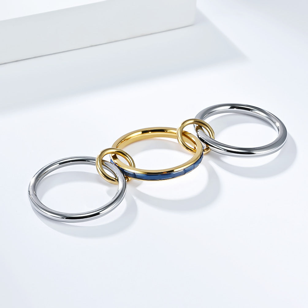 Blue Unity Ring