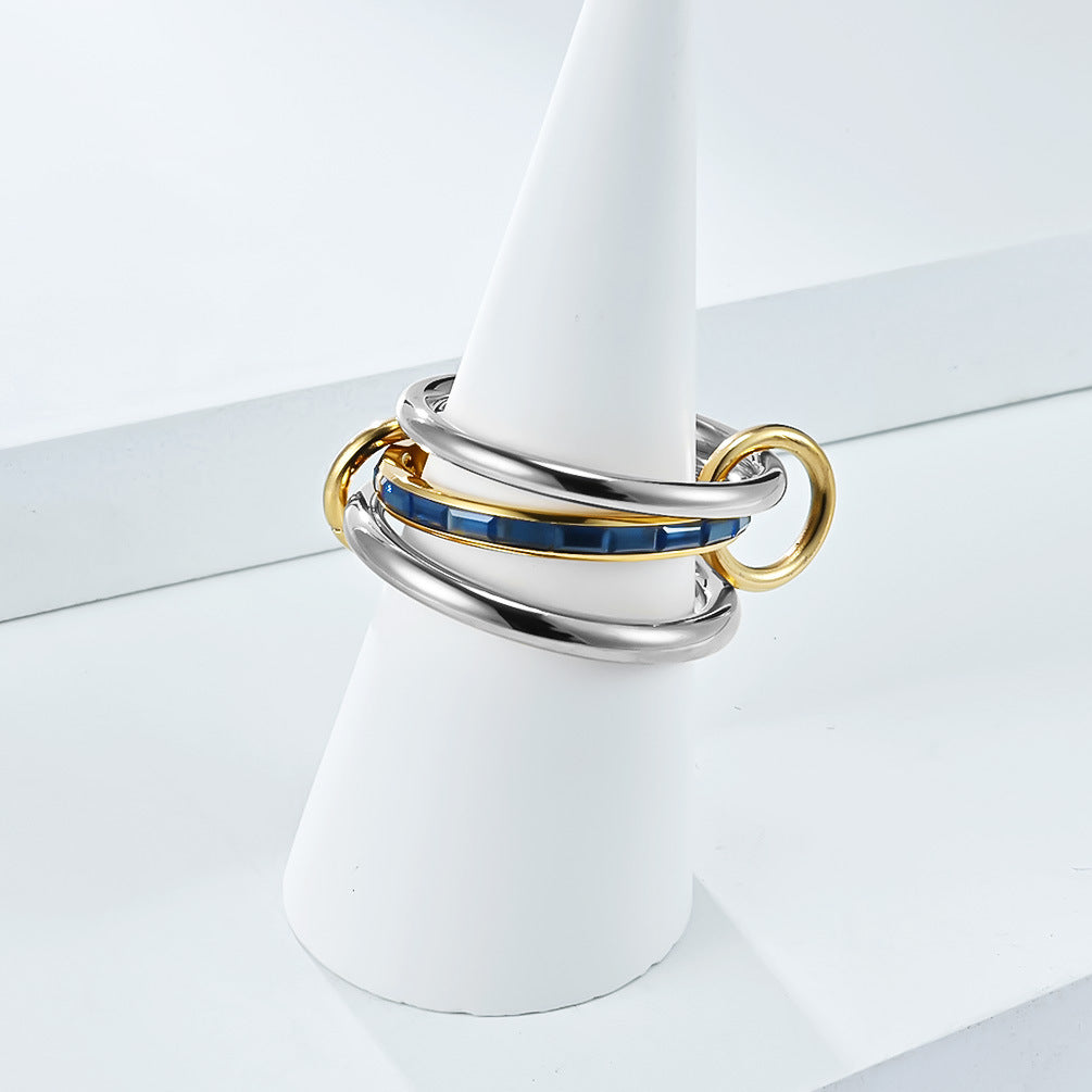 Blue Unity Ring