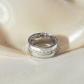 Celeste Cigar Band Ring