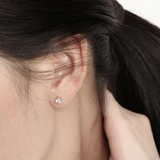 5mm Cubic Zirconia Stainless Steel Studs