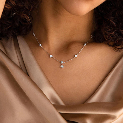 Clover Drop Necklace