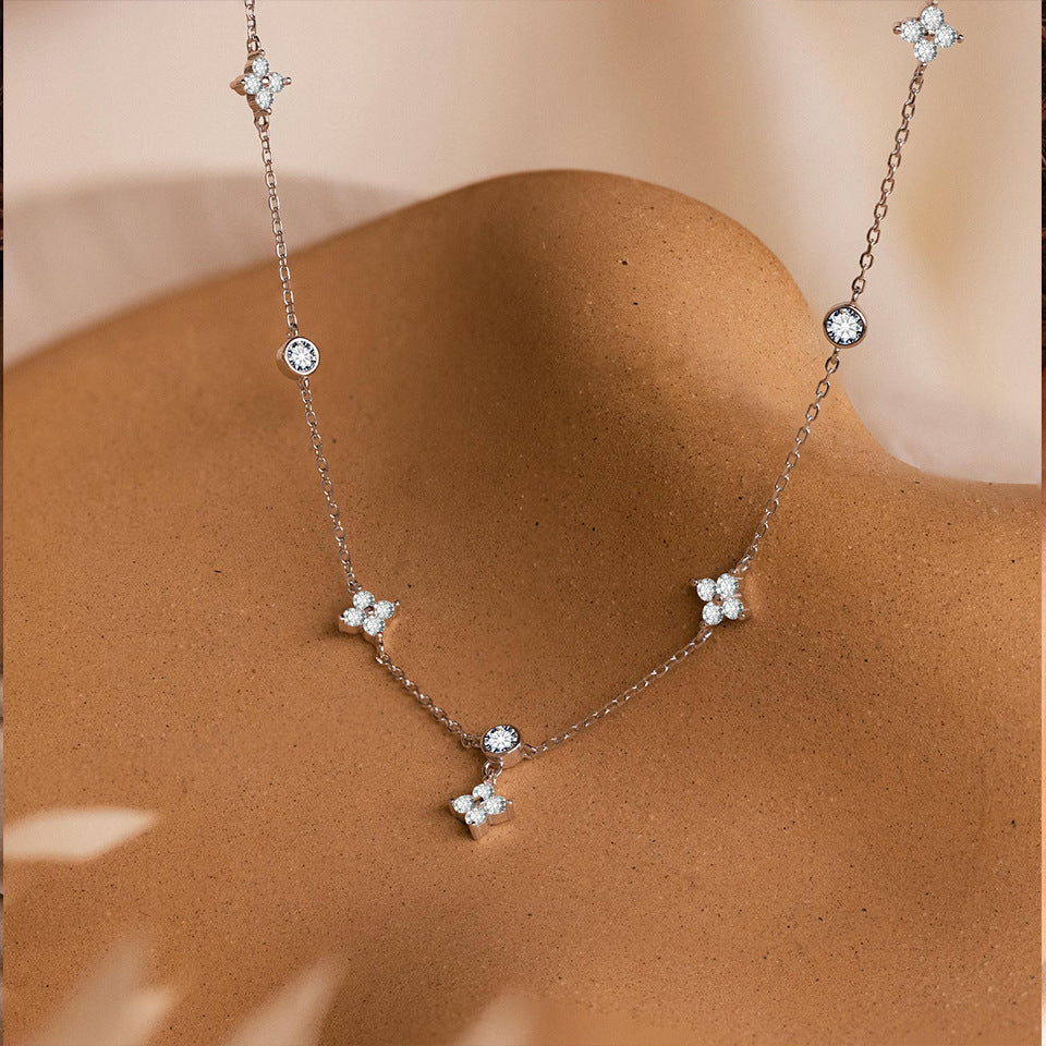 Clover Drop Necklace
