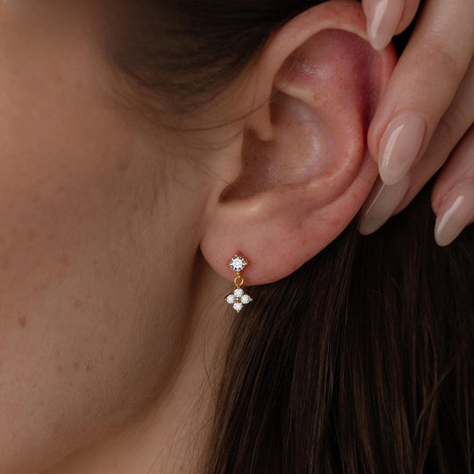 Clover Drop Studs