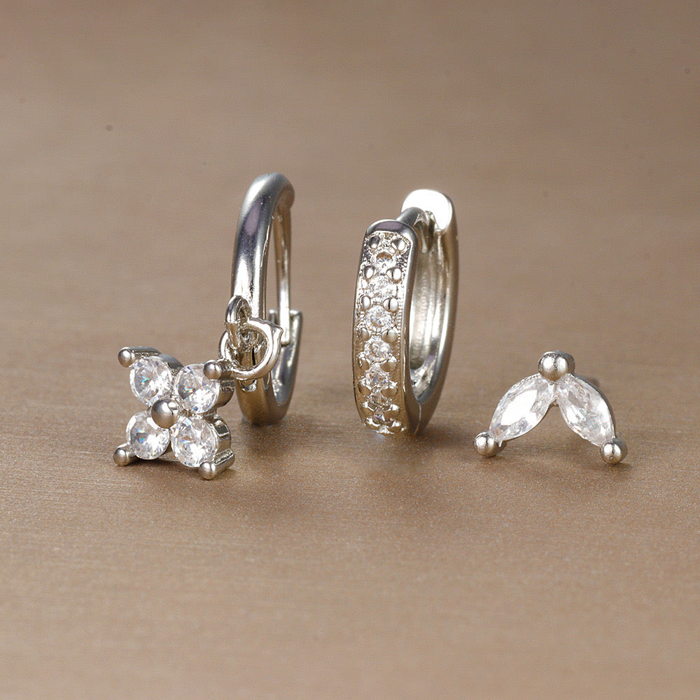 Cloverly Waterproof Earring Set