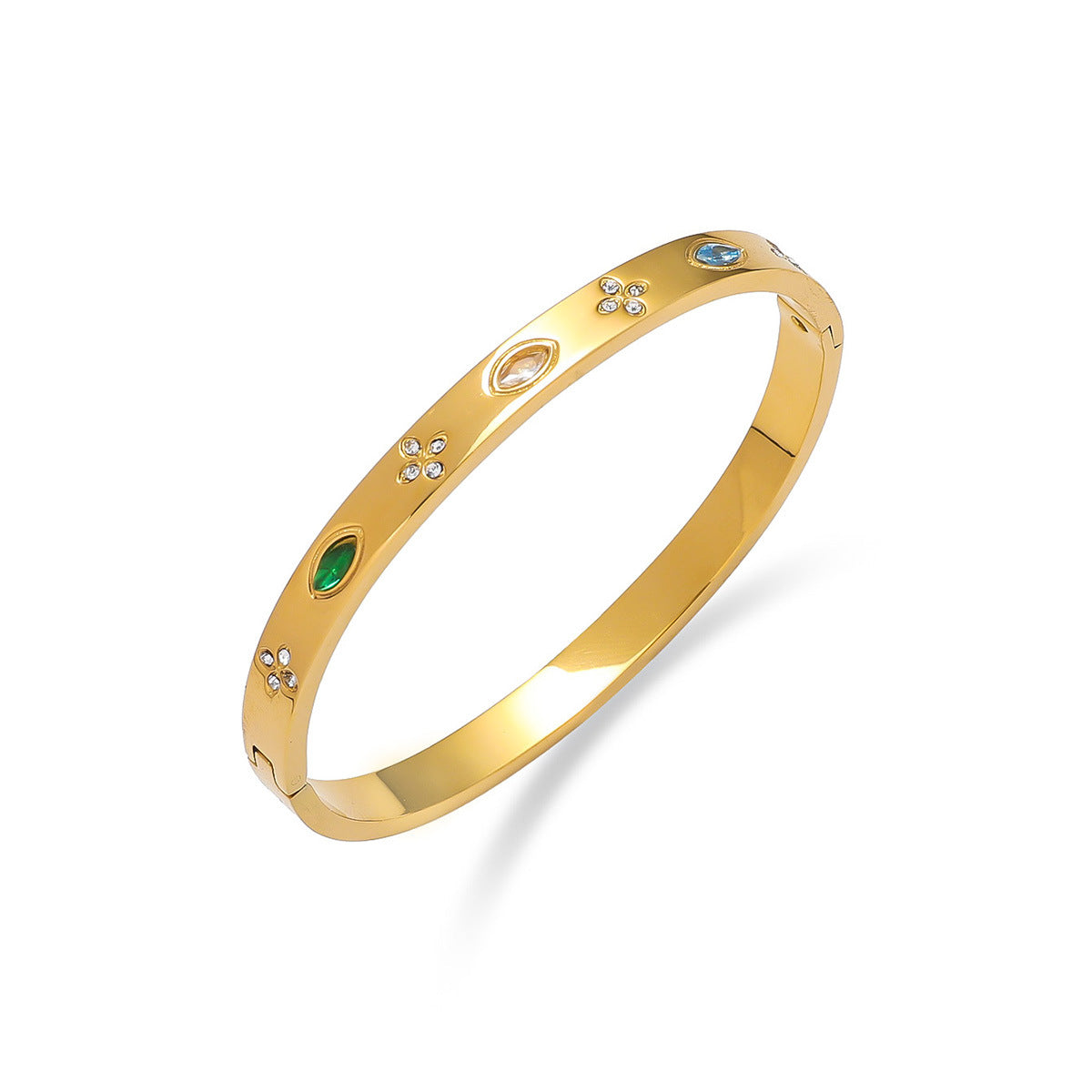 Colour Clover Bangle
