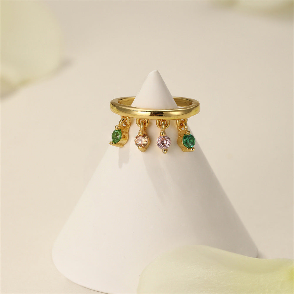 Colour Ear Cuff in Sterling Silver