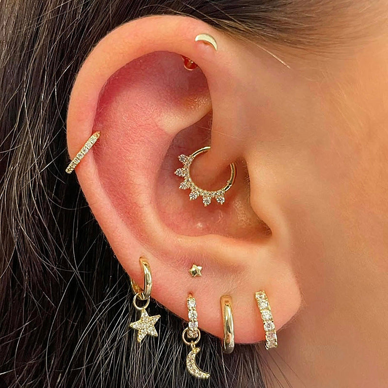 Star | Copper Earring Charms
