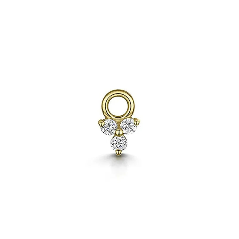 Trinity | Copper Earring Charms