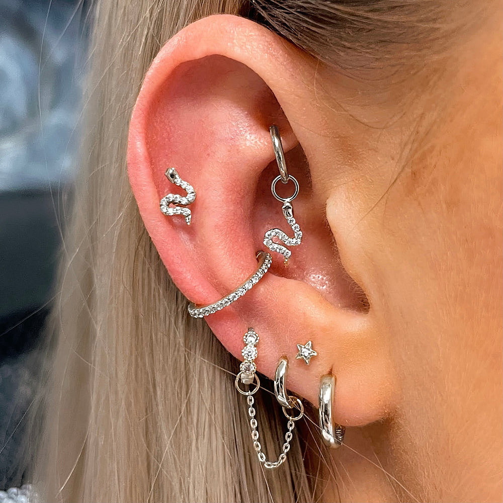 Snake | Copper Earring Charms